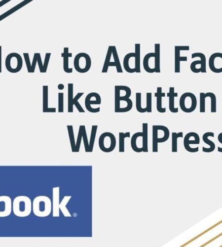 How to add Facebook like button in WordPress: code and manually?