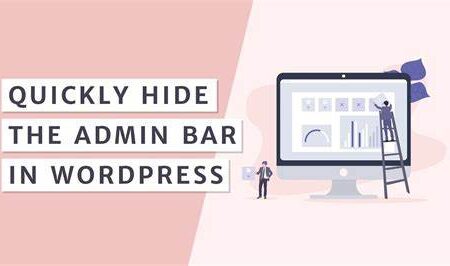 How to hide the WordPress admin bar using a plugin or code?