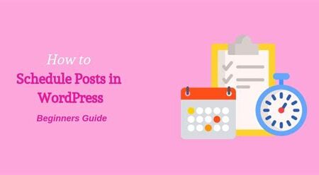 How to schedule posts in WordPress?