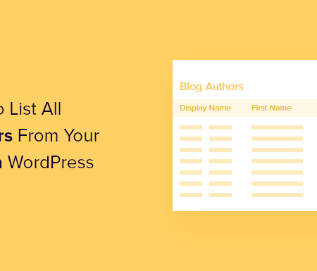 How to list all authors from your blog in WordPress?