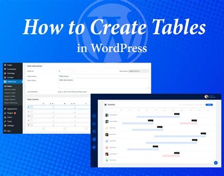 How to create tables in WordPress using the block editor, plugins, and external sources?